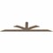 Ekena Millwork Richland Smooth Timber Gable Bracket, Douglas Fir, 108"W x 27"H x 1 1/2"D x 5 1/2"F, 6/12 Pitch GBW108X27X0206RIC00SDF - alternate 3